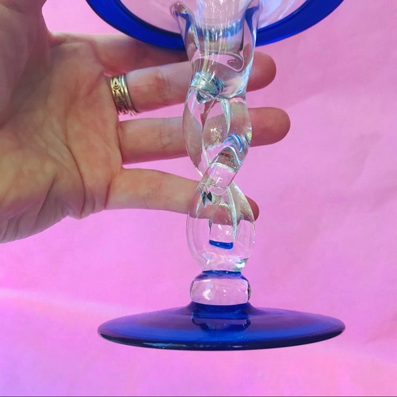 Antique crystal candle holders - Picture 6 of 8